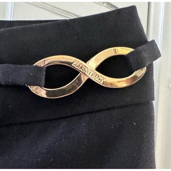 Ellen Tracy Black Straight-Leg Dress Pants Womens Size 8 Business Attire - Picture 7 of 9